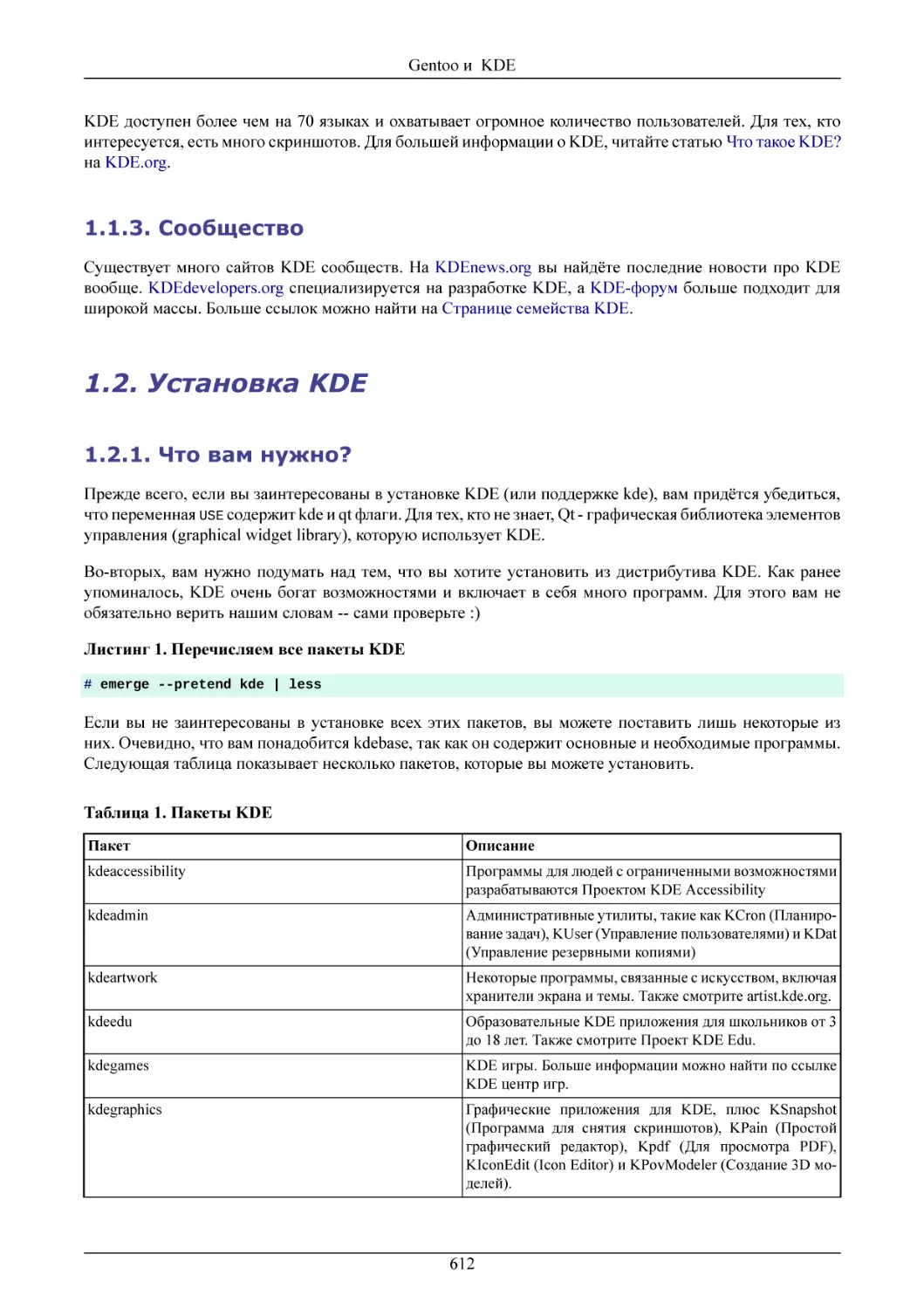 Сообщество
Установка KDE
Что вам нужно?