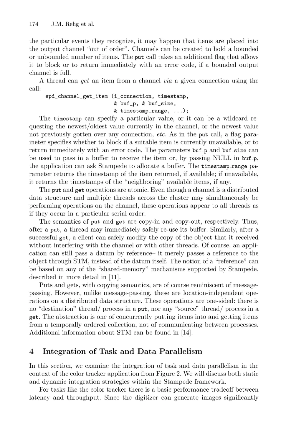 Integration of Task and Data Parallelism