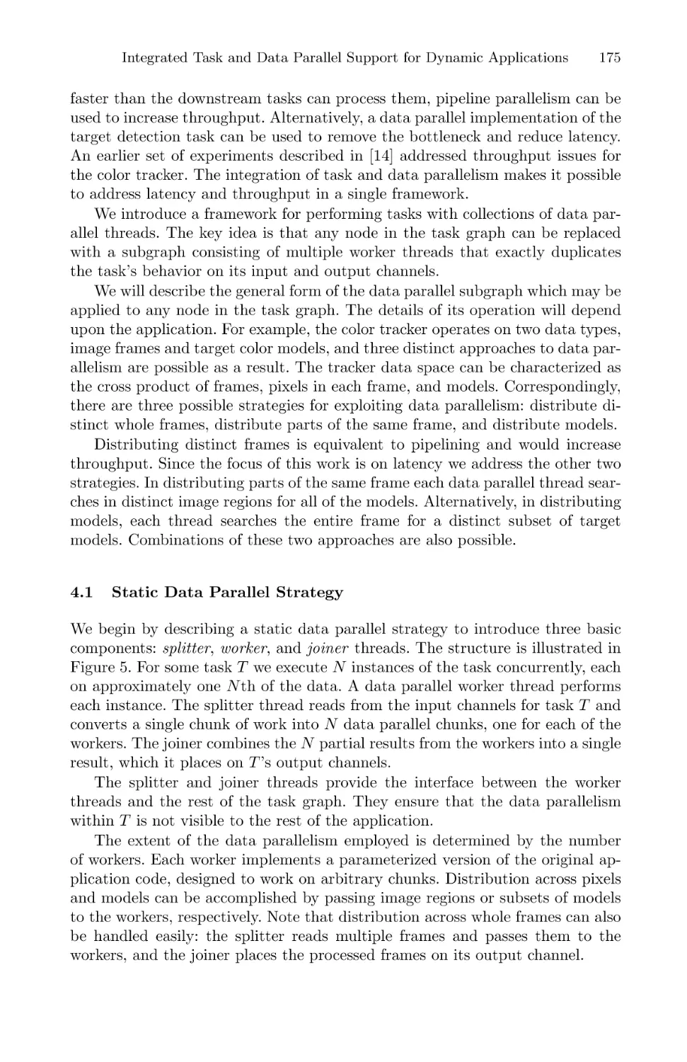 Static Data Parallel Strategy