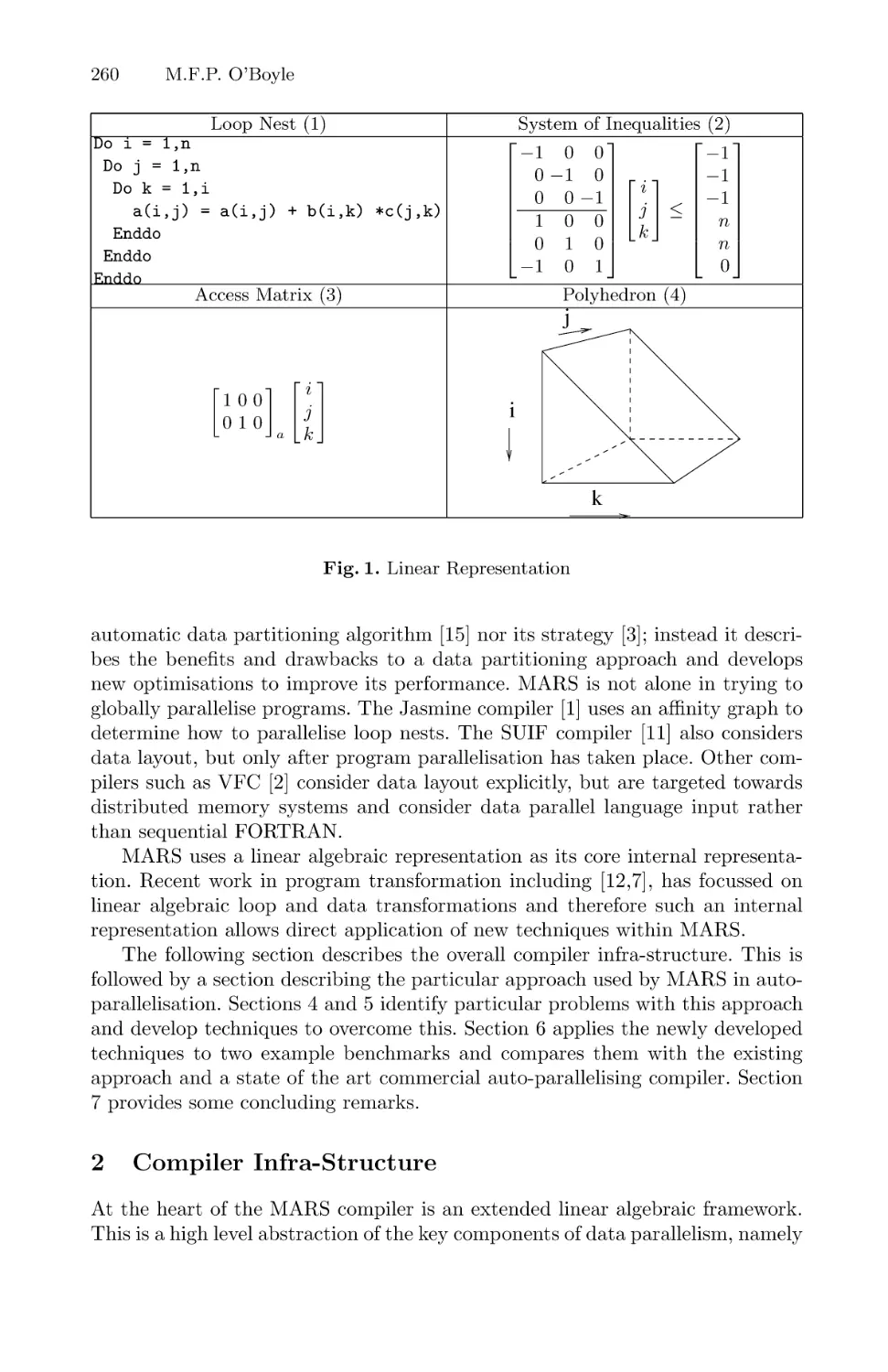 Compiler Infra-Structure