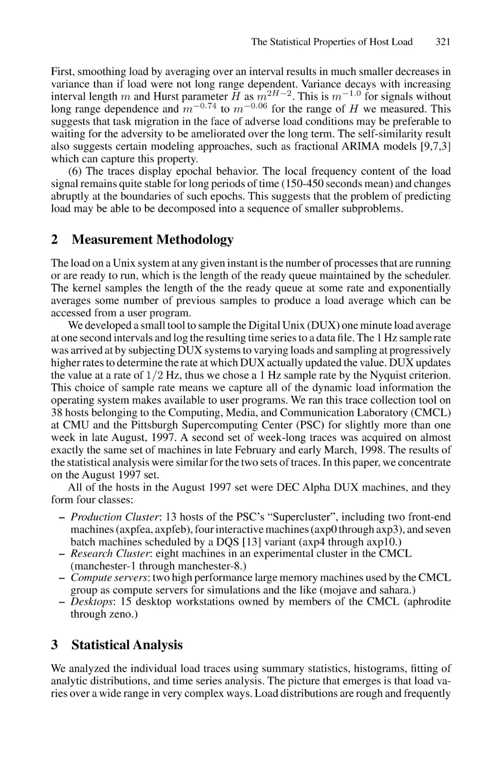 Measurement Methodology
Statistical Analysis