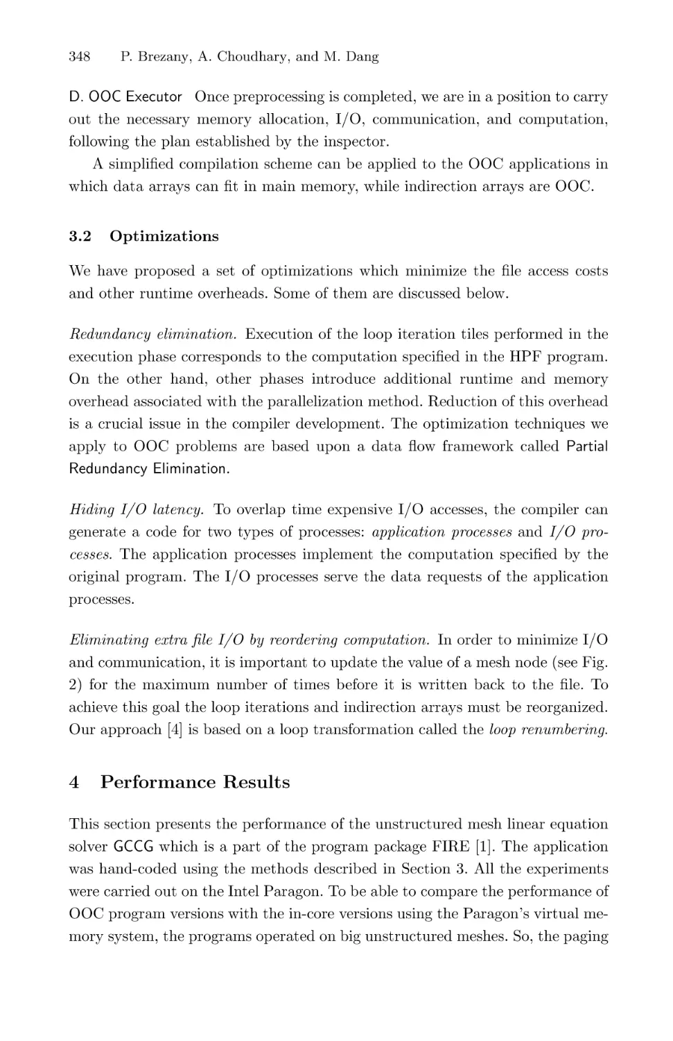 Optimizations
Performance Results