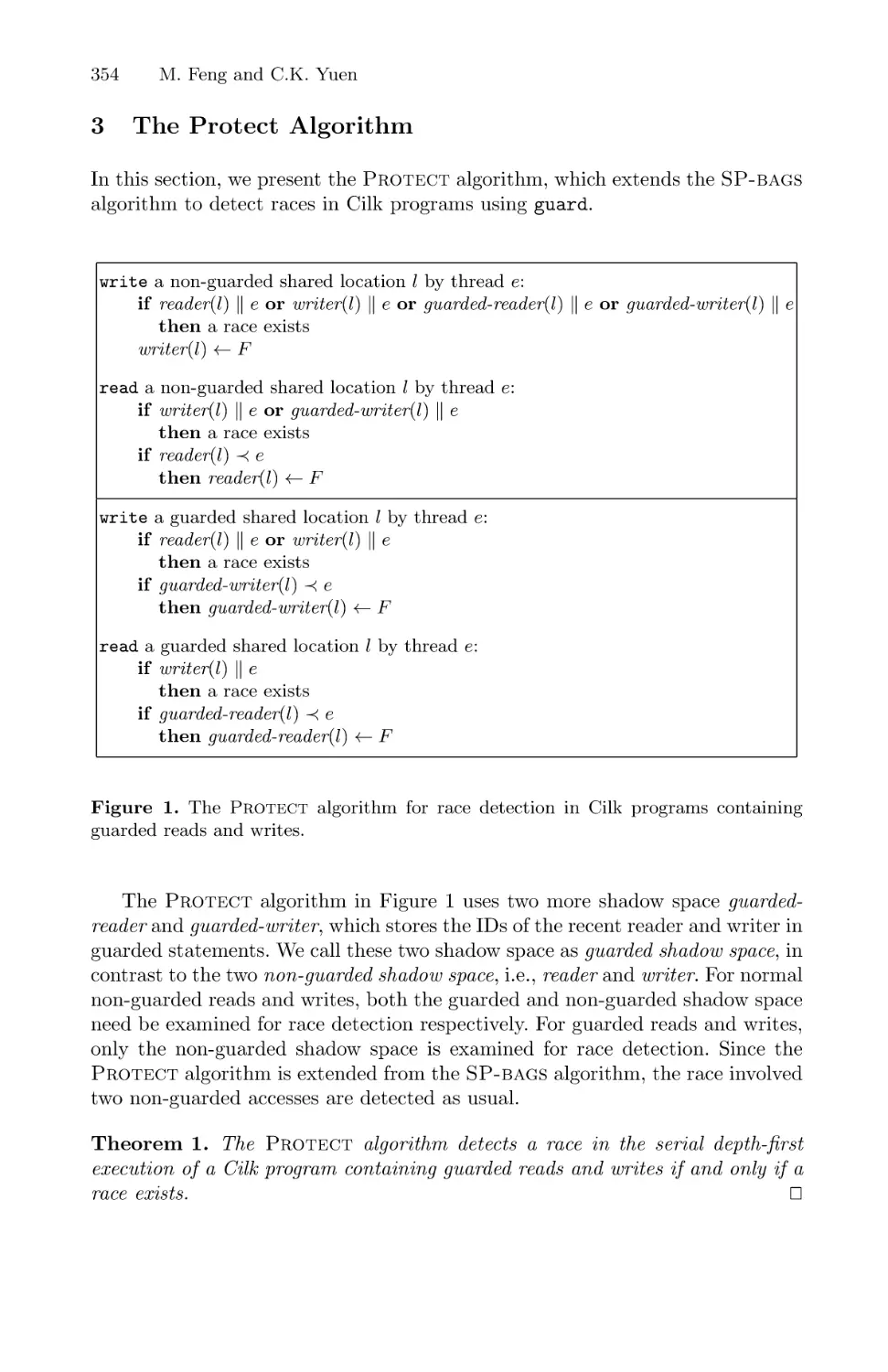 The Protect Algorithm