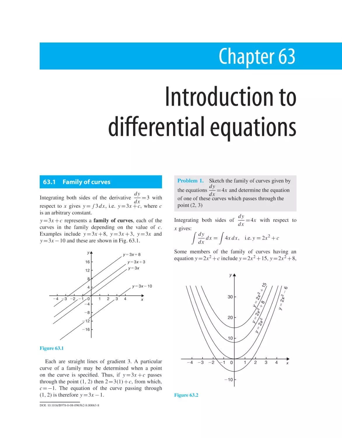 Chapter 63. Introduction to differential equations
63.1 Family of curves