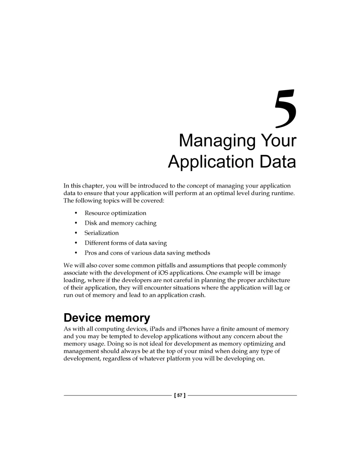 Chapter 5
Device memory