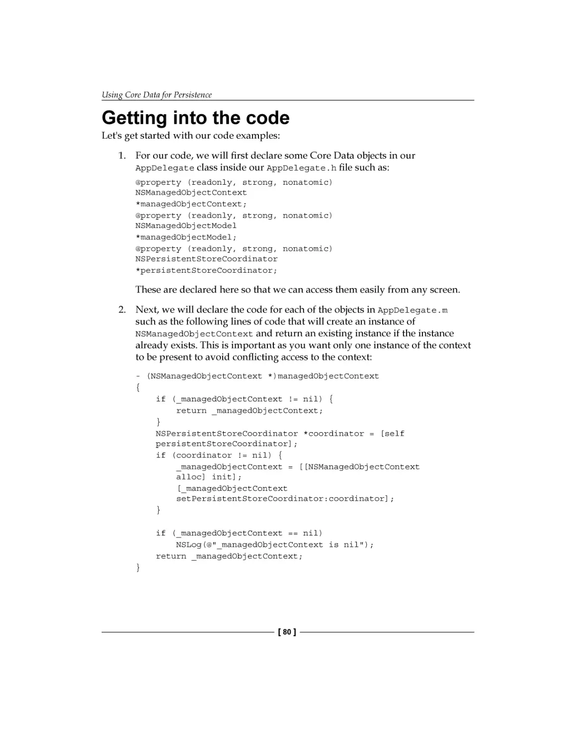 Getting into the code