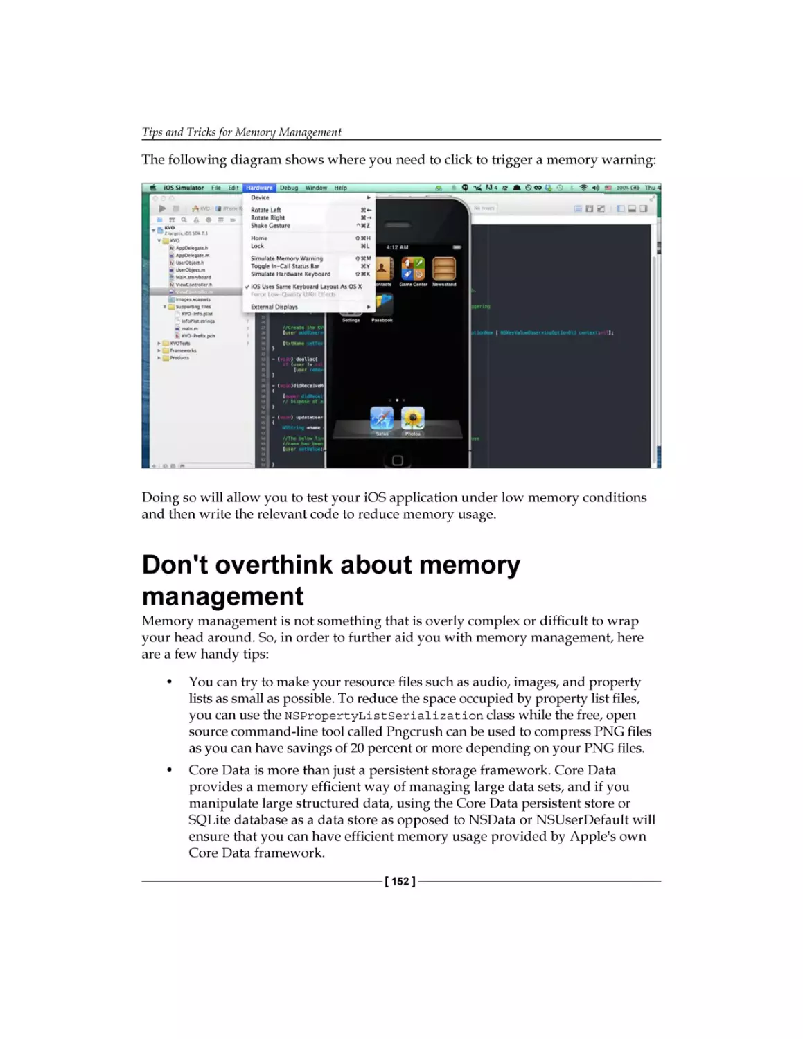 Don't overthink about memory management