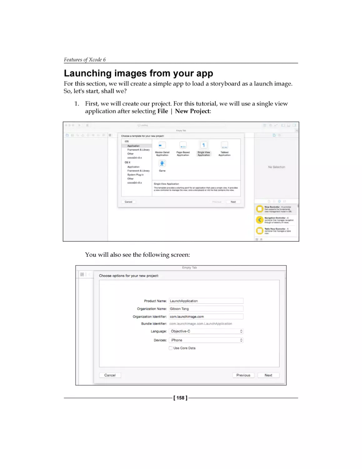 Launching images from your app