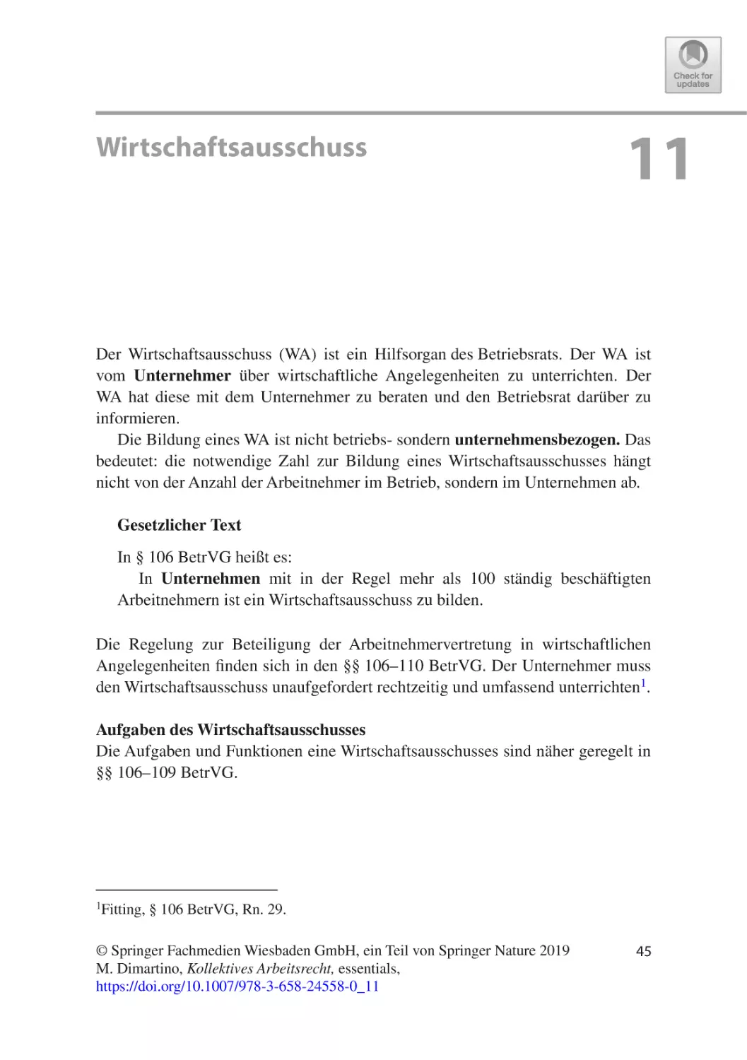 11 Wirtschaftsausschuss