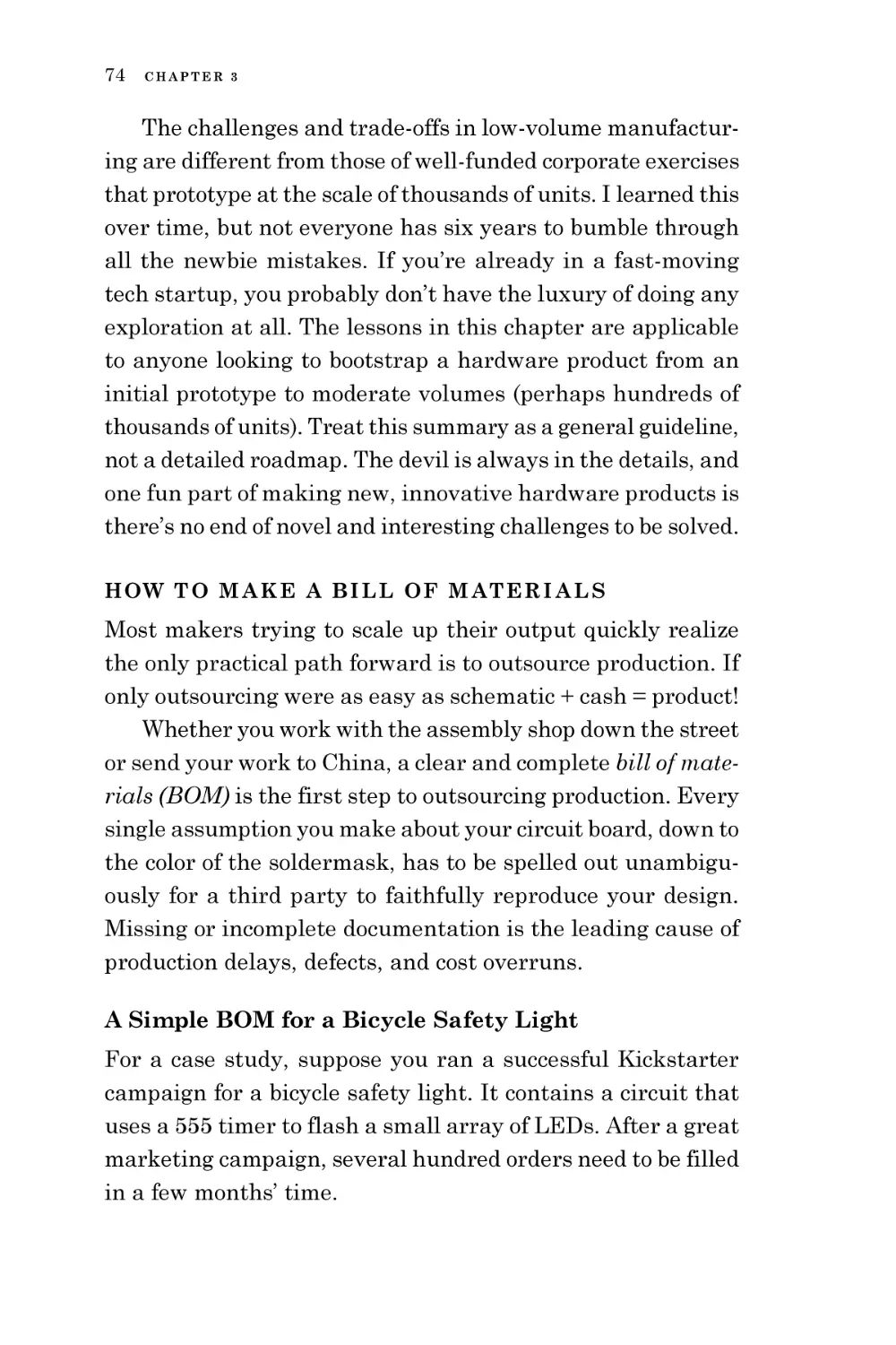 How to Make a Bill of Materials
A Simple BOM for a Bicycle Safety Light