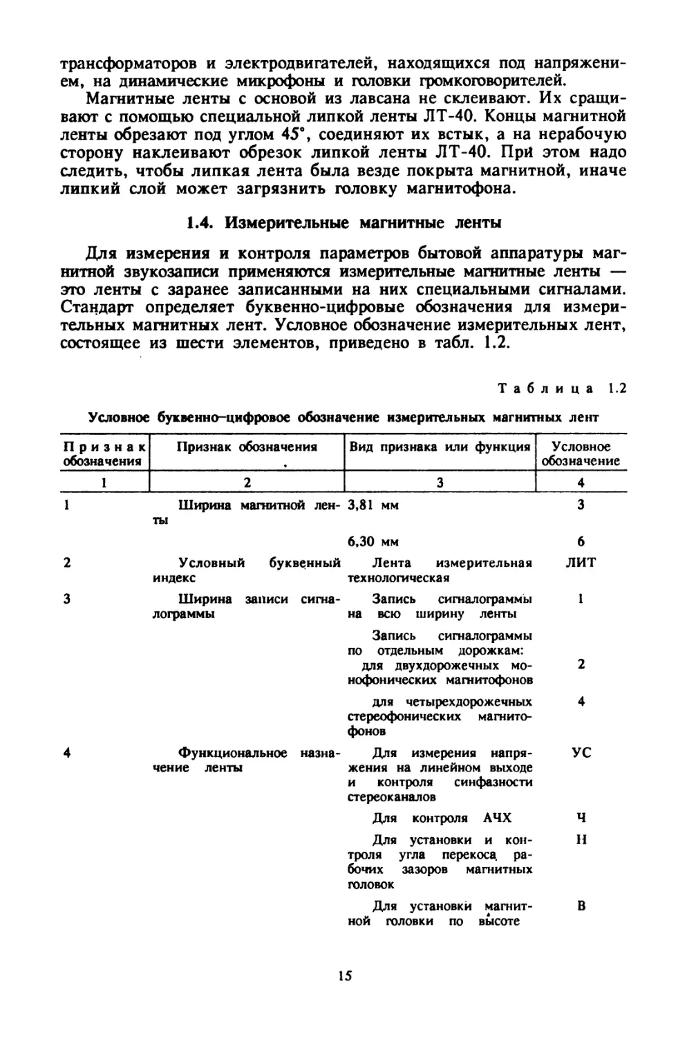 1.4. Измерительные магнитные ленты