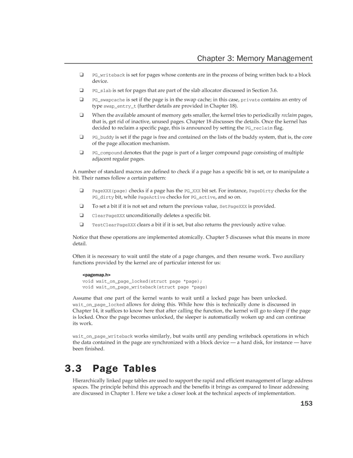 3.3 Page Tables