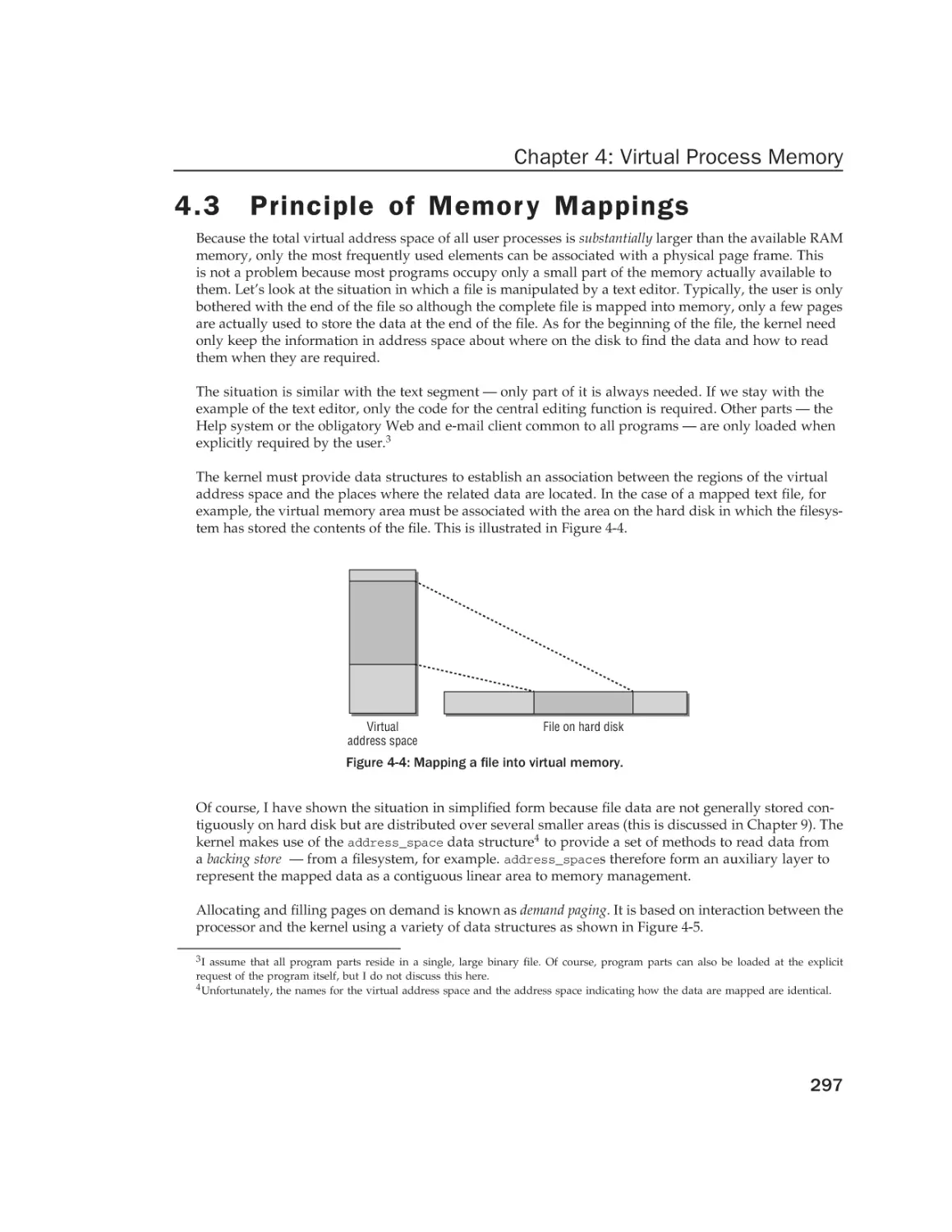 4.3 Principle of Memory Mappings