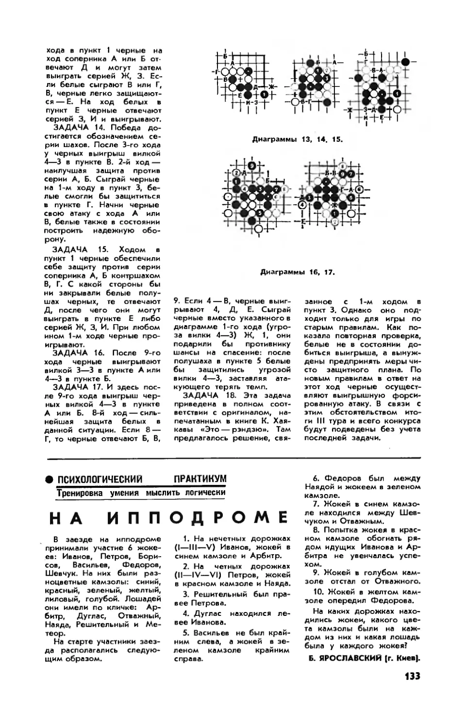 Б. ЯРОСЛАВСКИЙ — На ипподроме