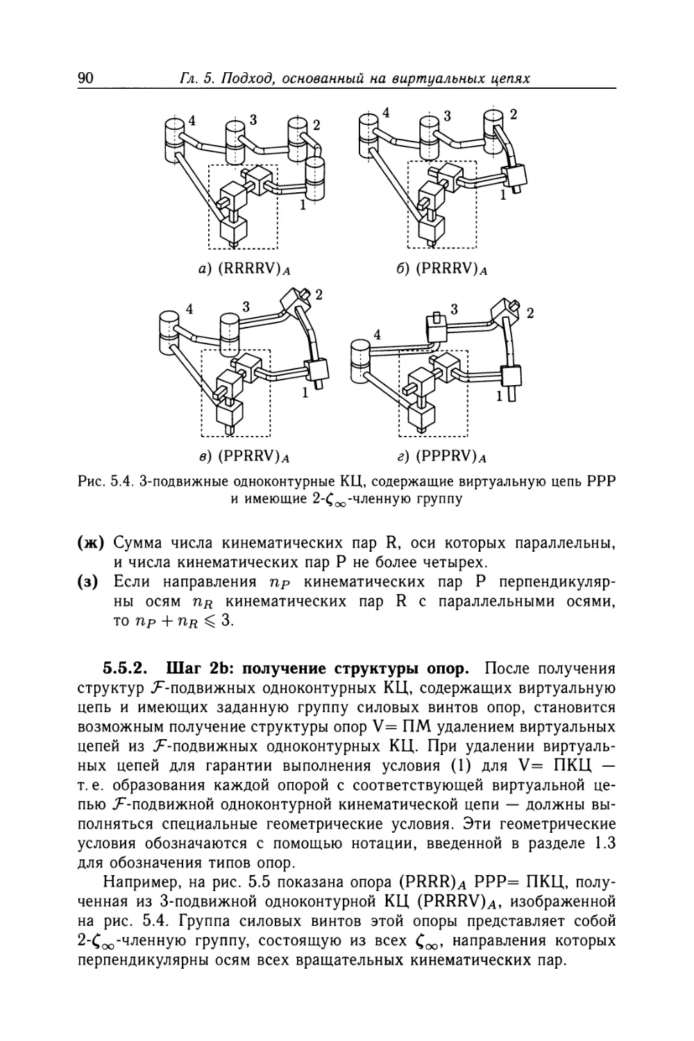 5.5.2. Шаг 2Ь: получение структуры опор