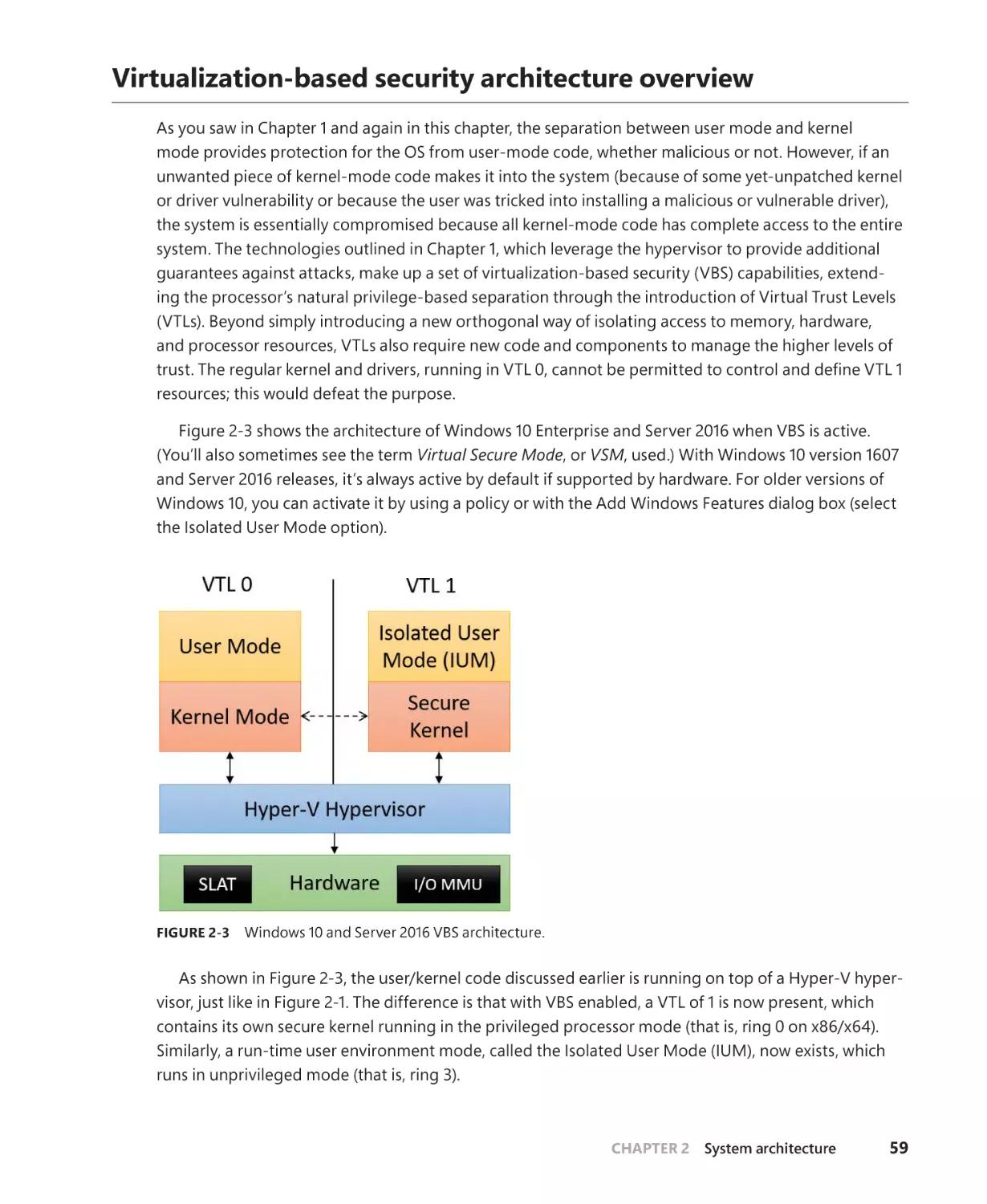 Virtualization-based security architecture overview