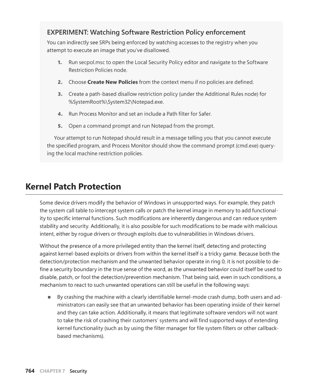 Kernel Patch Protection