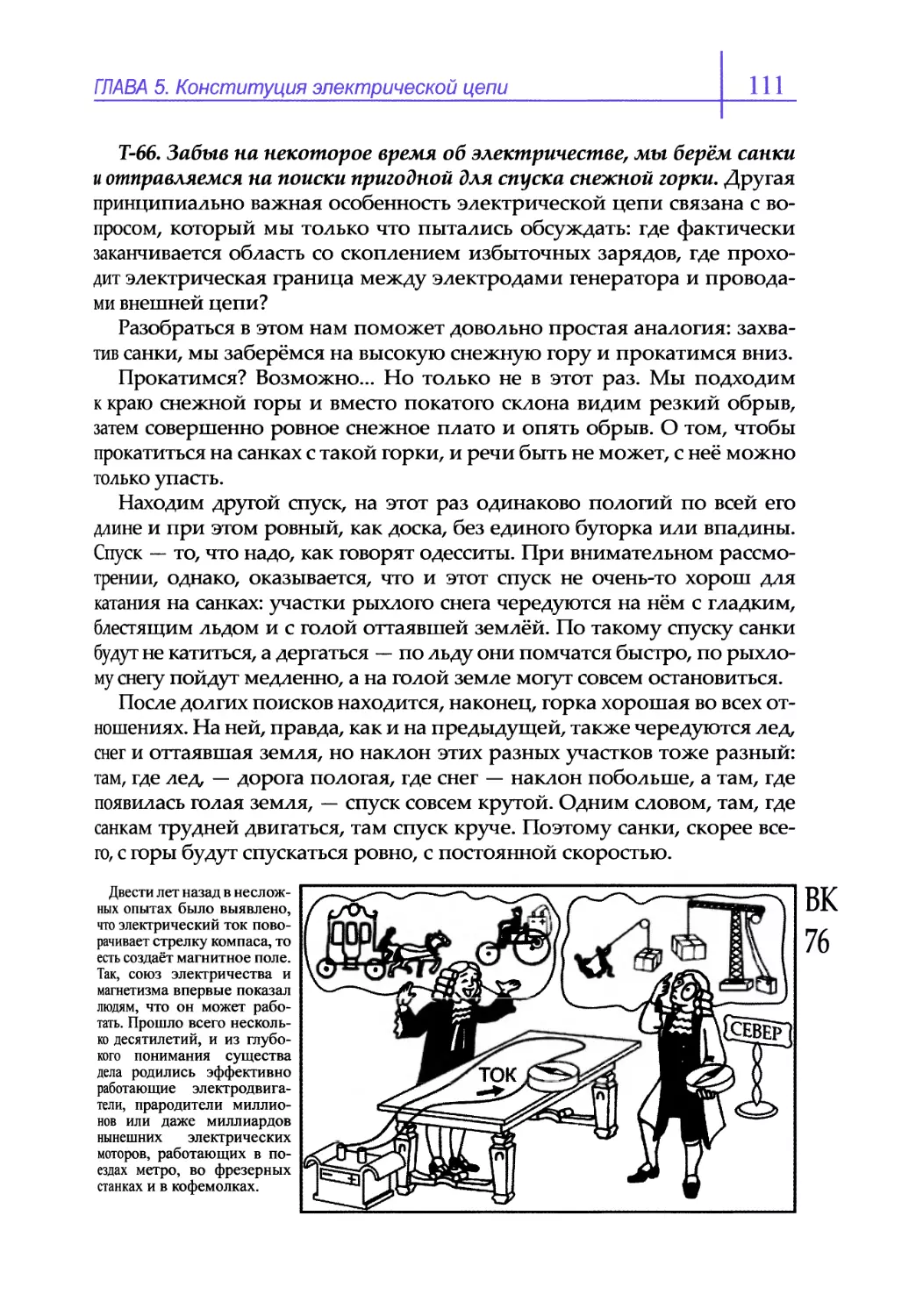 Т-66. Забыв на некоторое время об электричестве, мы берём санки и отправляемся на поиски пригодной для спуска снежной горки