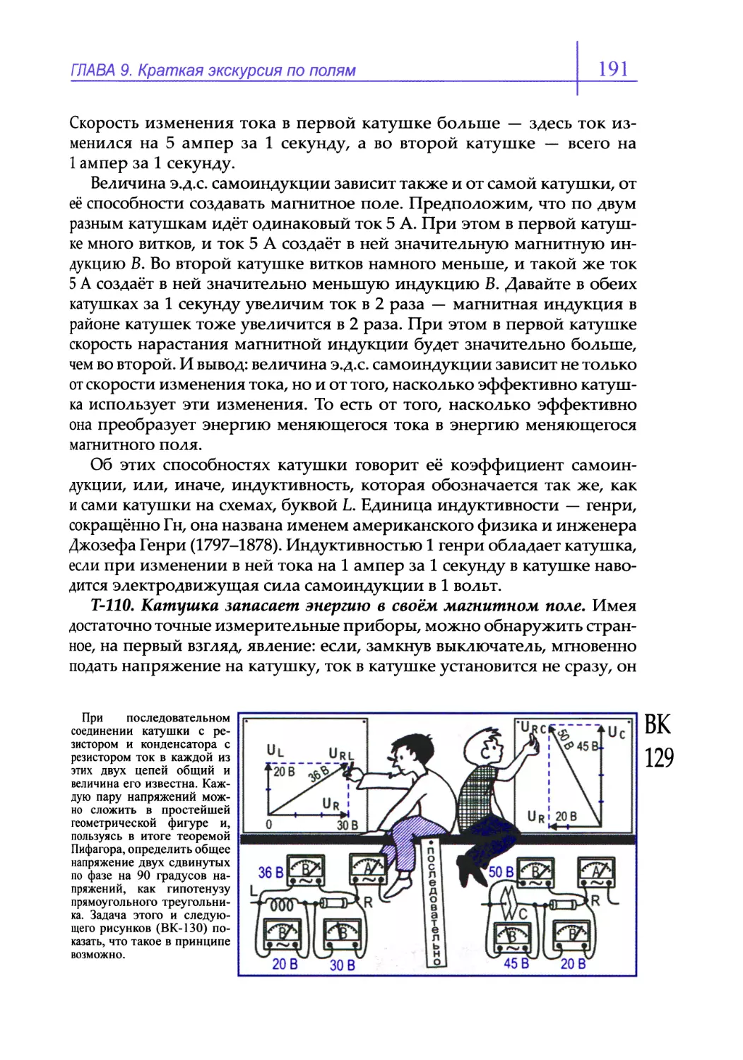 Т-110. Катушка запасает энергию в своём магнитном поле