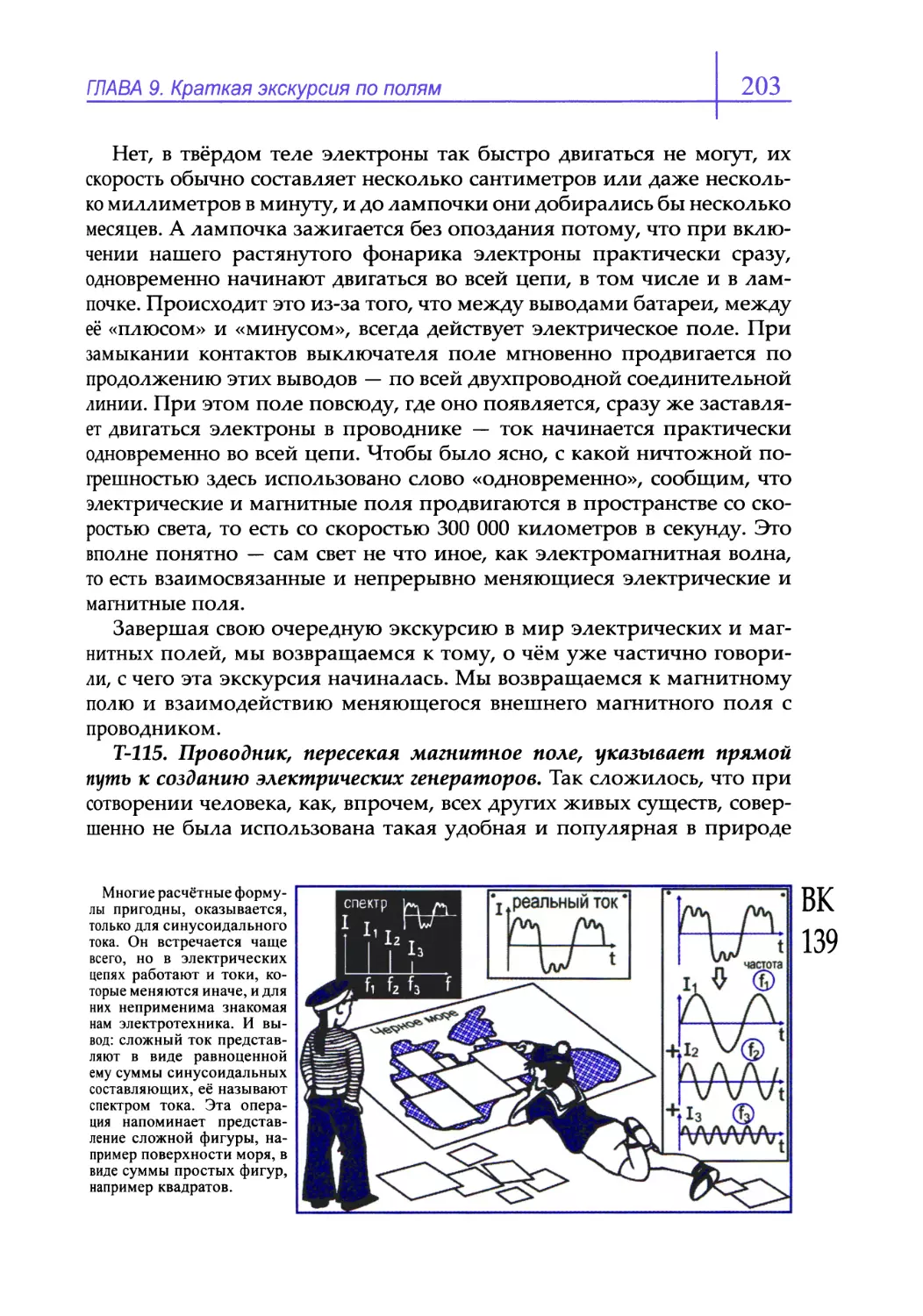 Т-115. Проводник, пересекая магнитное поле, указывает прямой путь к созданию электрических генераторов