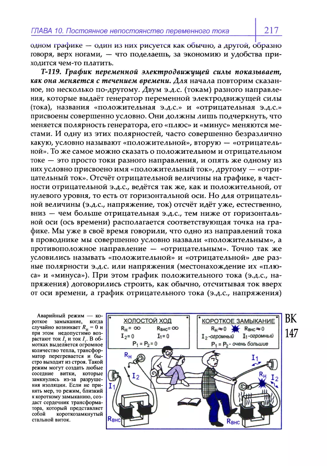 Т-119. График переменной электродвижущей силы показывает, как она меняется с течением времени