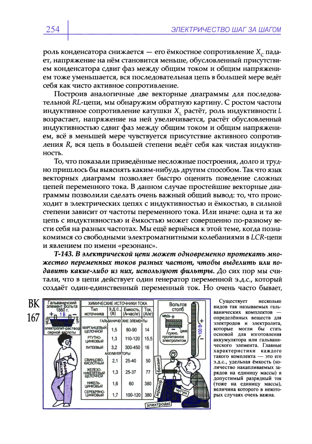 Т-143. В электрической цепи может одновременно протекать множество переменных токов разных частот, чтобы выделить или подавить какие-либо из них, используют фильтры