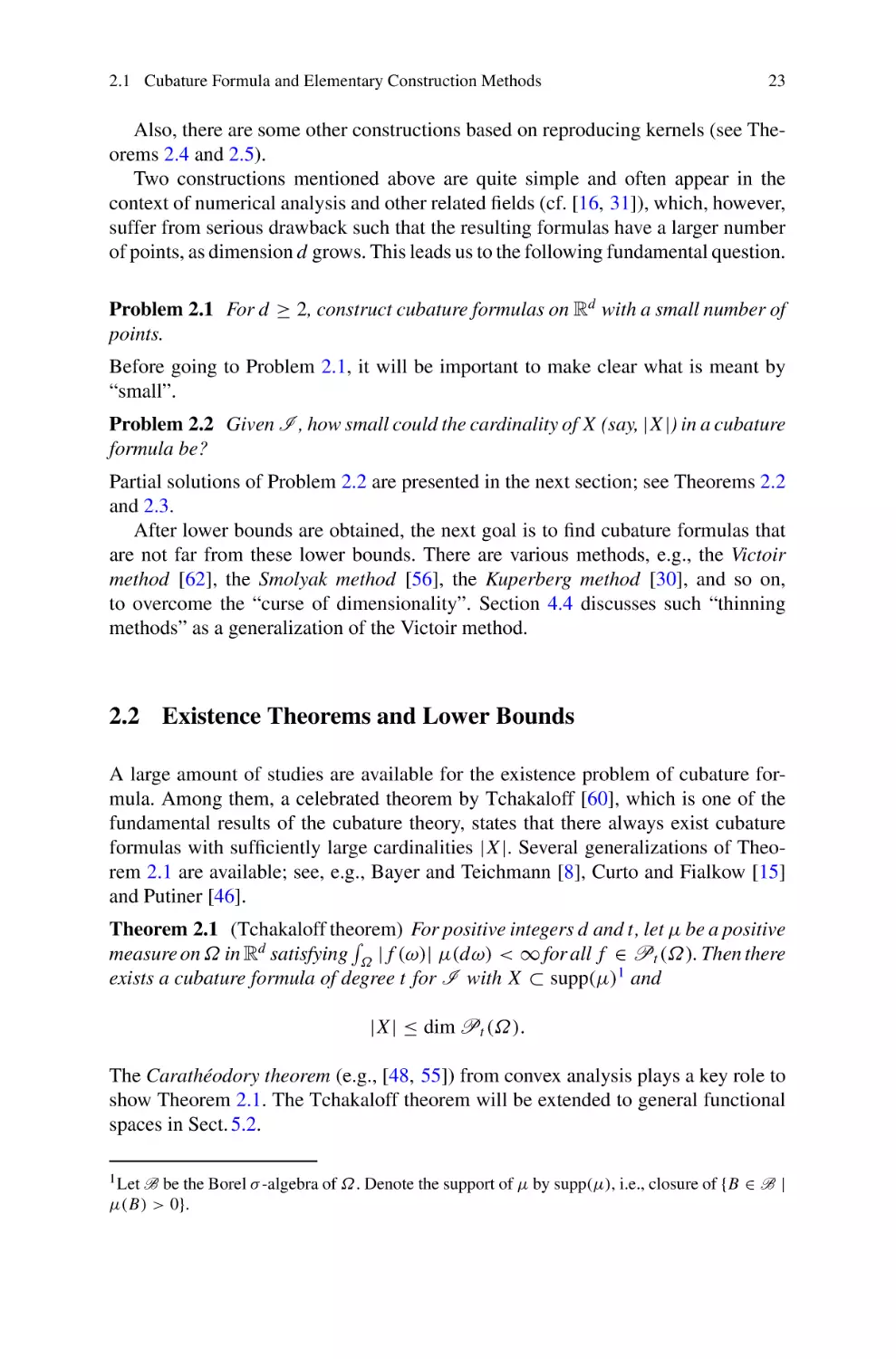 2.2 Existence Theorems and Lower Bounds