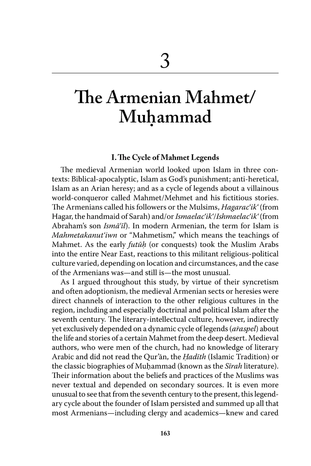 3 The Armenian Mahmet/Muhammad
I. The Cycle of Mahmet Legends