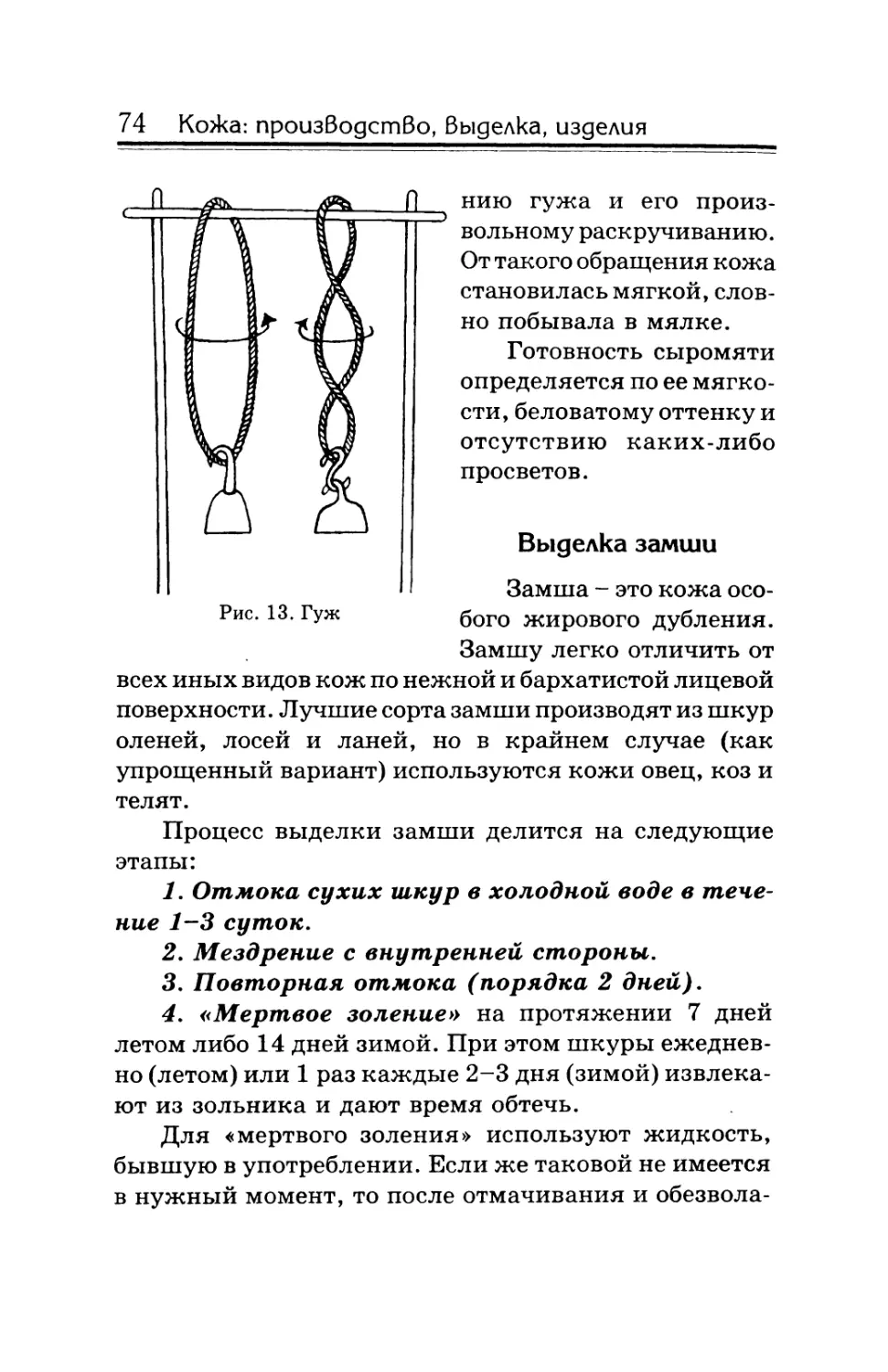 Выделка замши