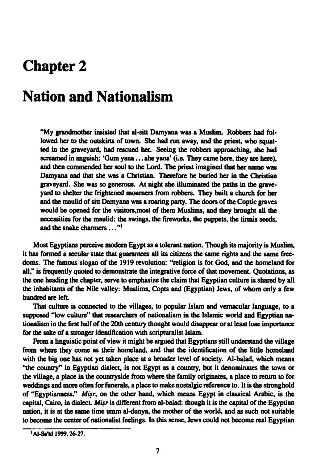 Chapter 2 Nation and Nationalism