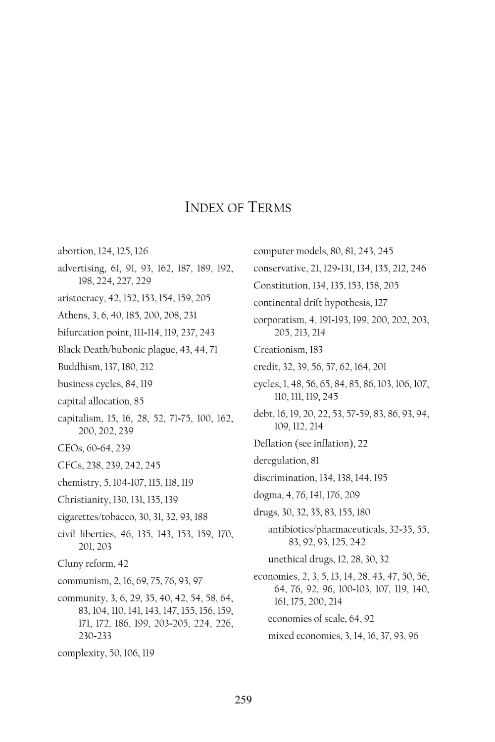 Index of Terms