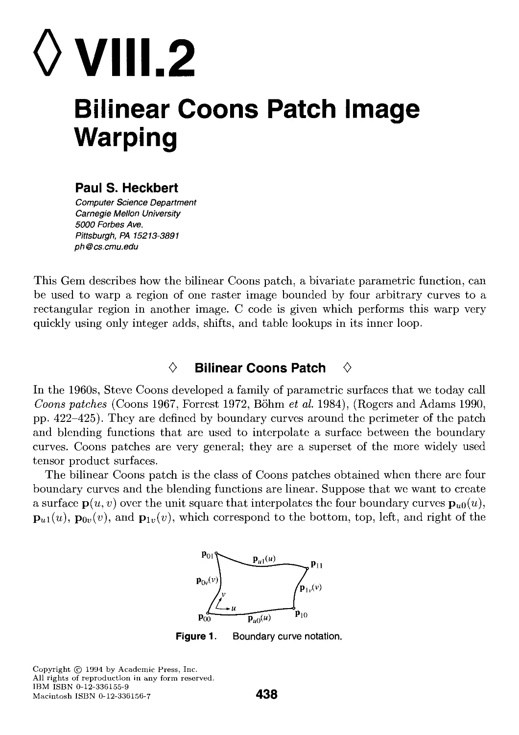 VIII.2. Bilinear Coons Patch Image Warping by Paul S. Heckbert