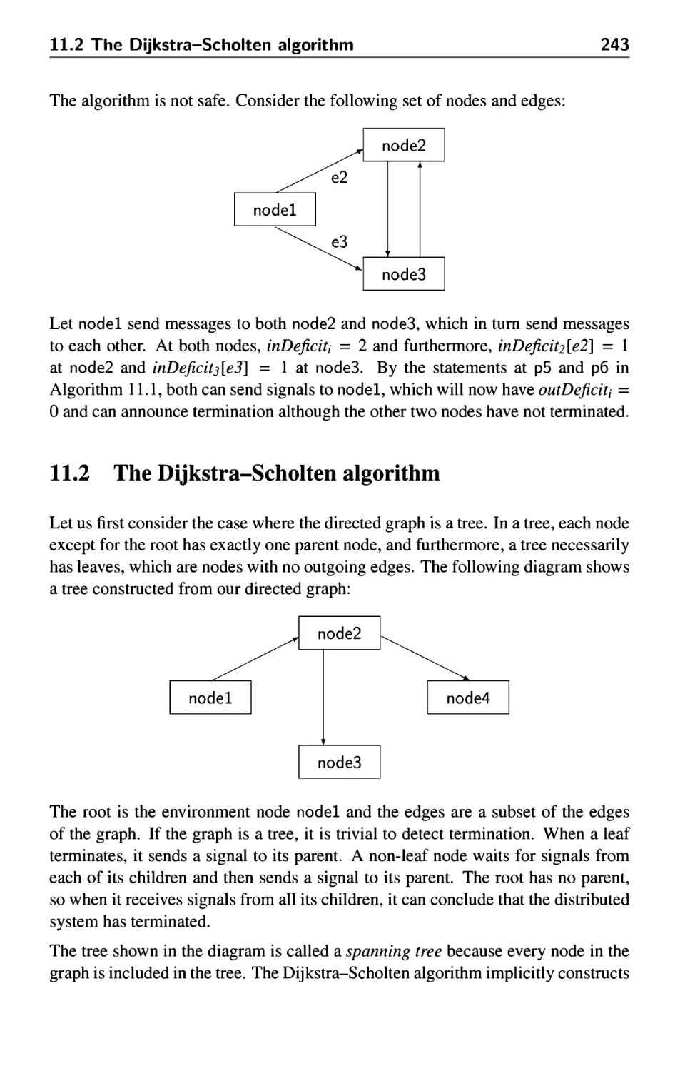11.2 The Dijkstra-Scholten algorithm