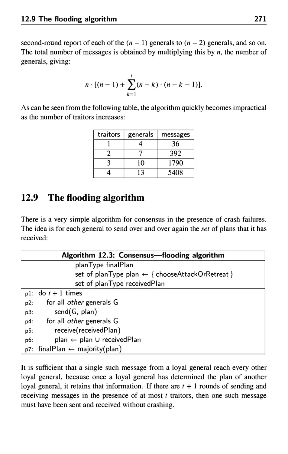12.9 The flooding algorithm