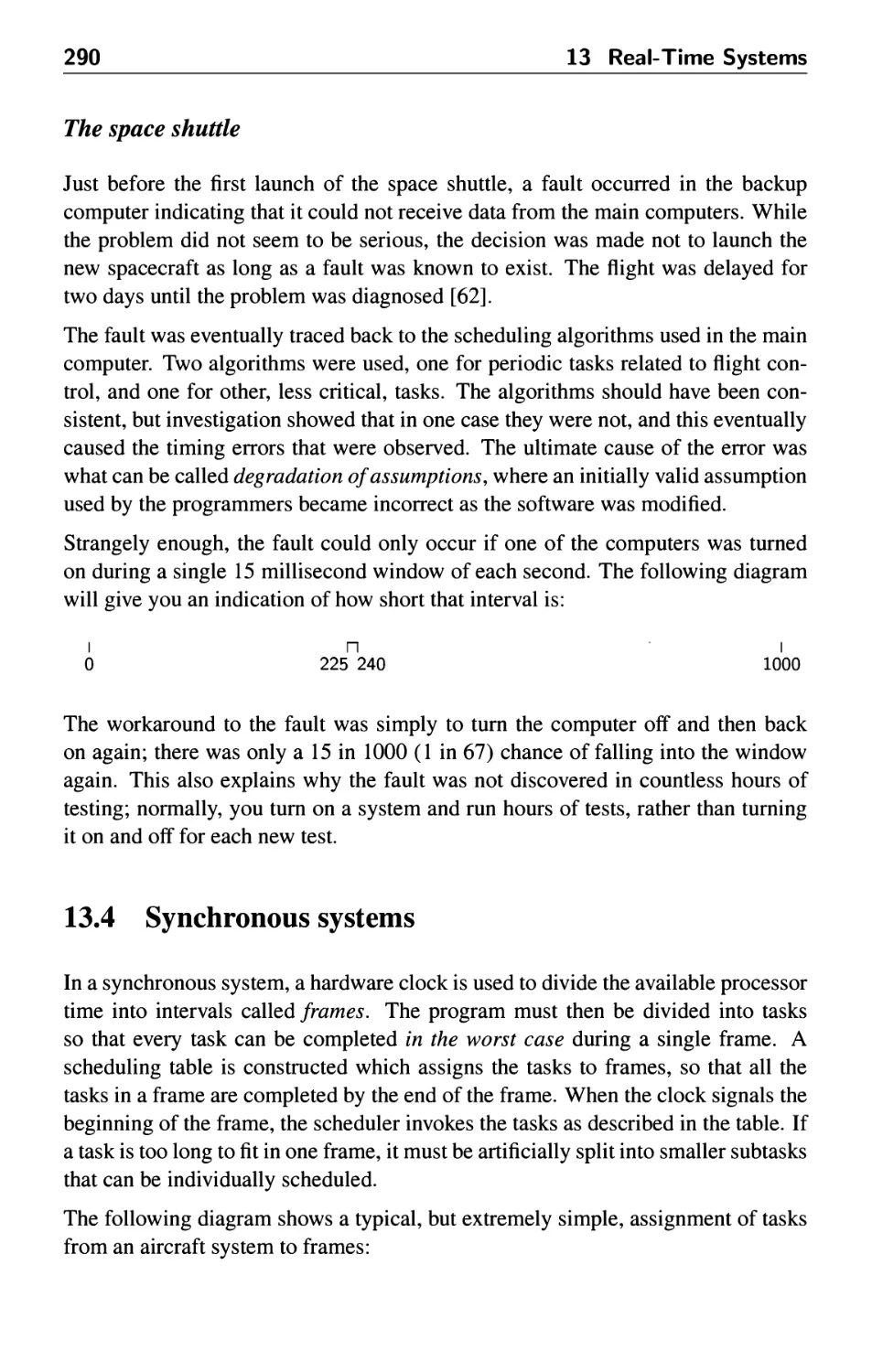 13.4 Synchronous systems