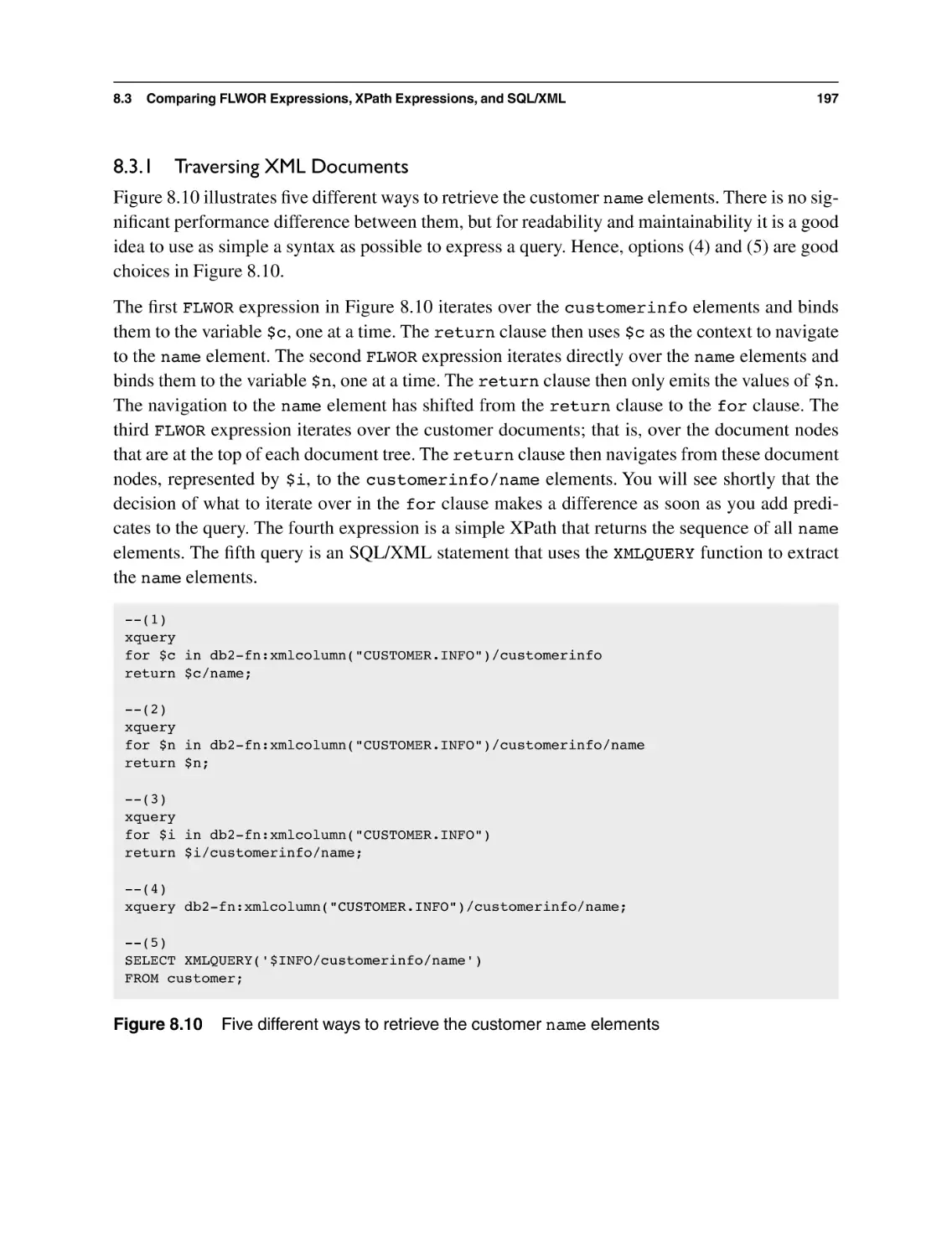 8.3.1 Traversing XML Documents