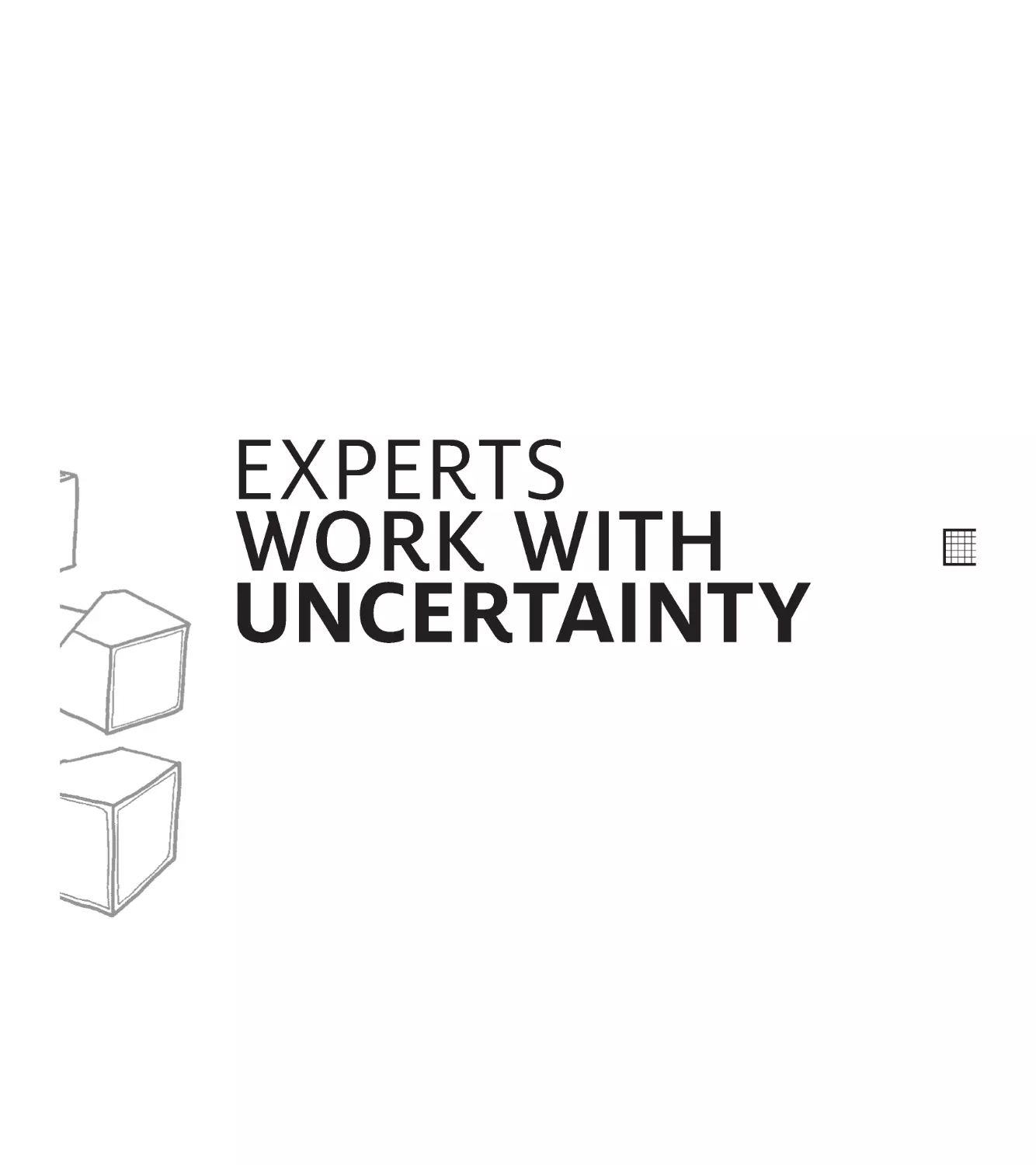 Experts Work with Uncertainty