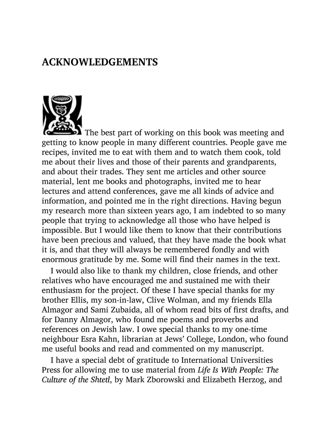 ACKNOWLEDGEMENTS