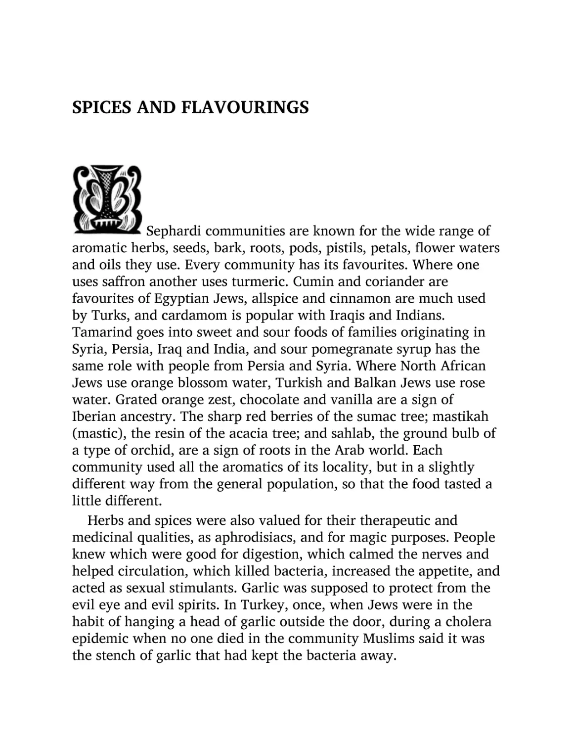 SPICES AND FLAVOURINGS