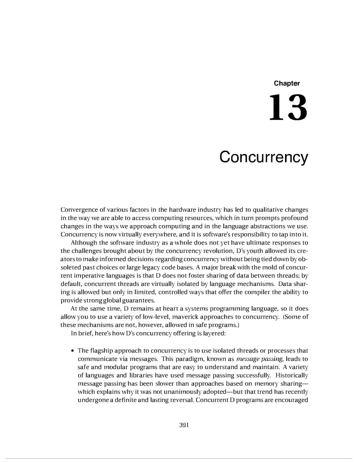 13. Concurrency