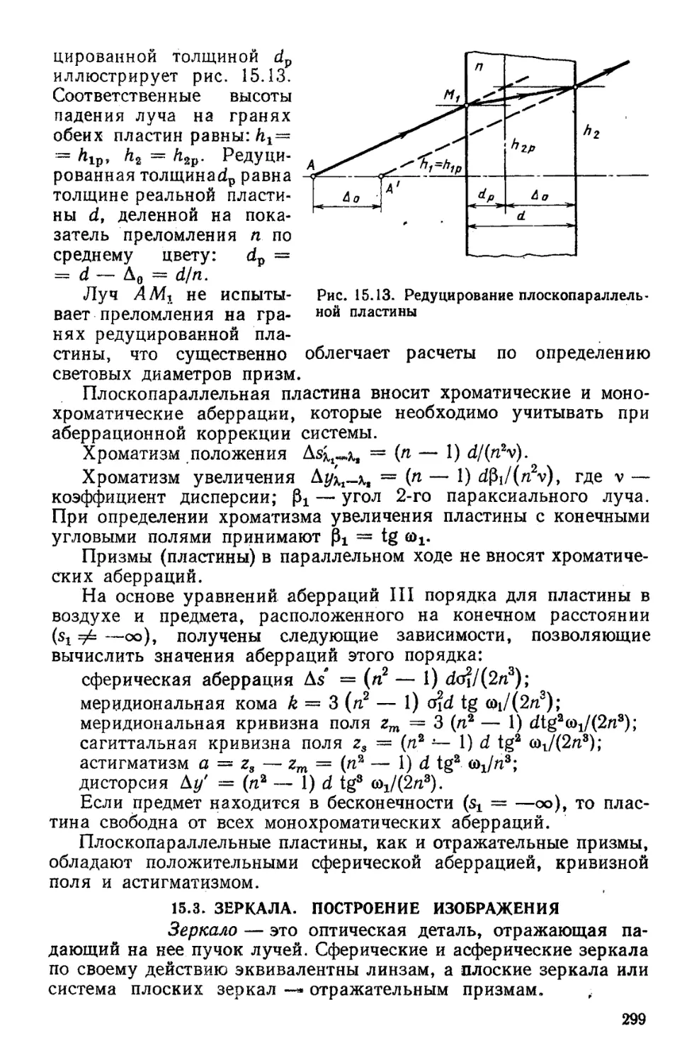 15.3. Зеркала. Построение изображения