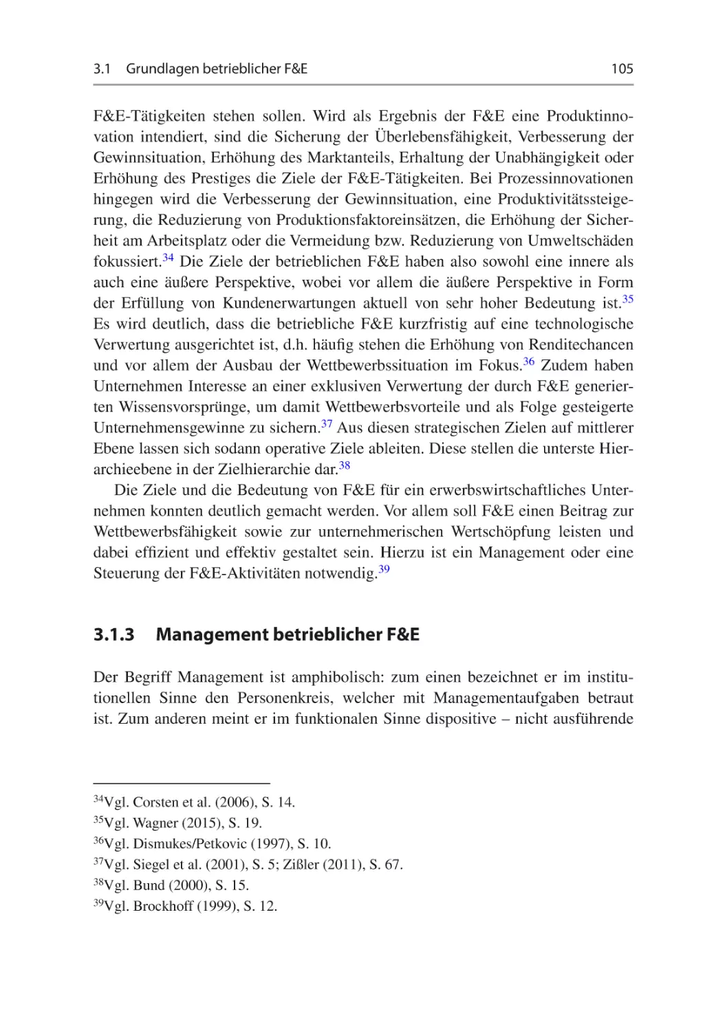 3.1.3	Management betrieblicher F&E
