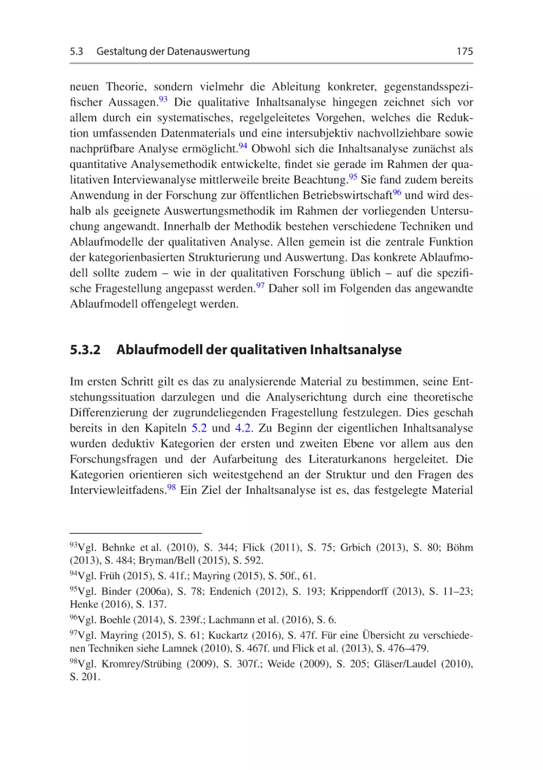 5.3.2	Ablaufmodell der qualitativen Inhaltsanalyse