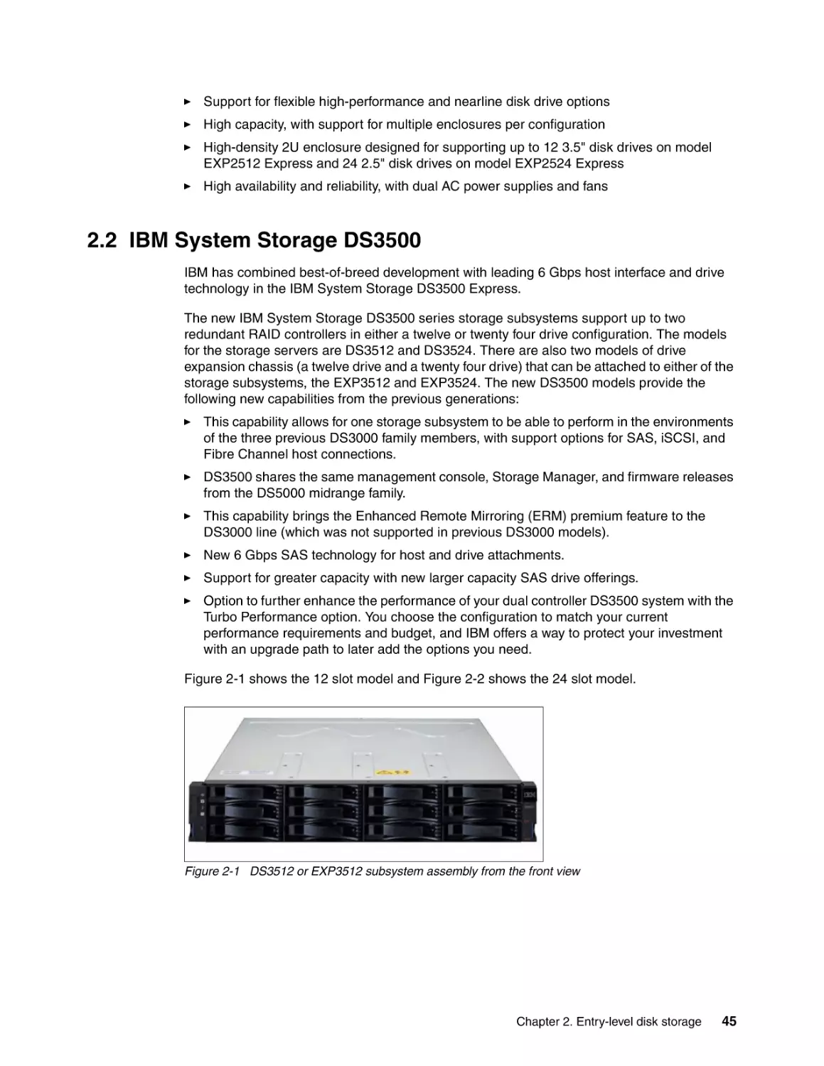 2.2 IBM System Storage DS3500