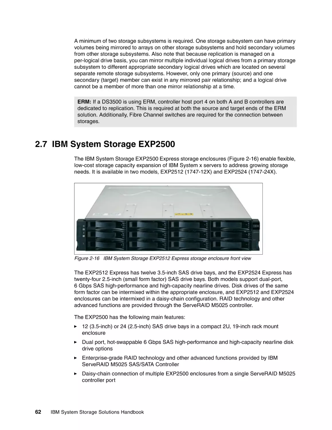 2.7 IBM System Storage EXP2500