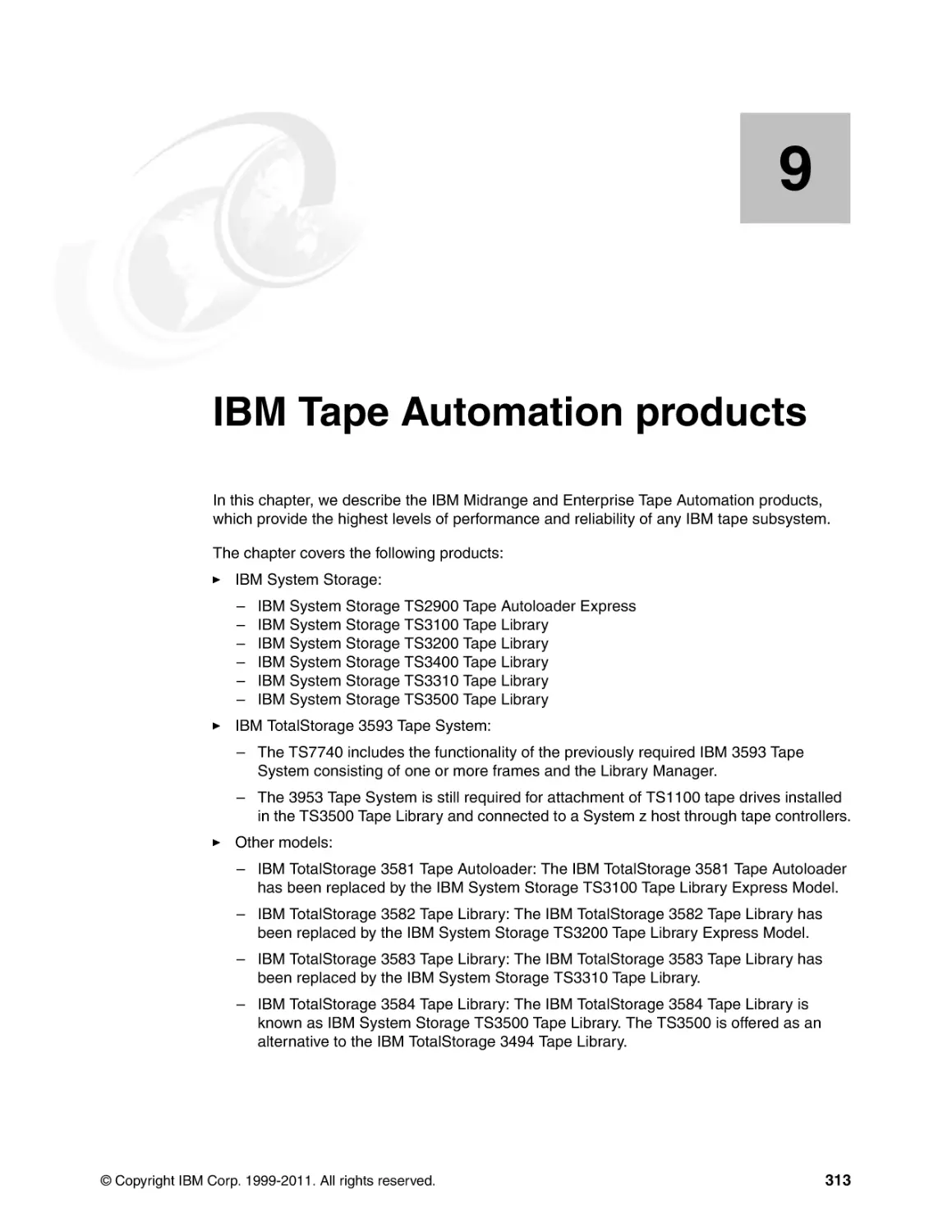 Chapter 9. IBM Tape Automation products