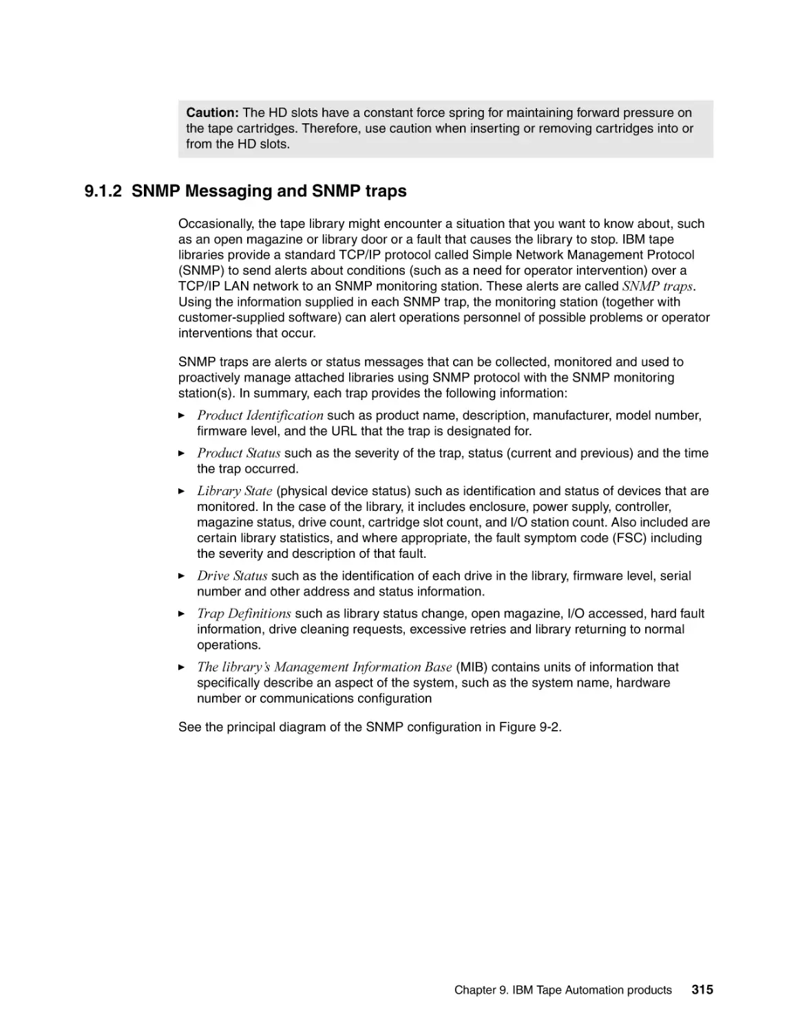 9.1.2 SNMP Messaging and SNMP traps