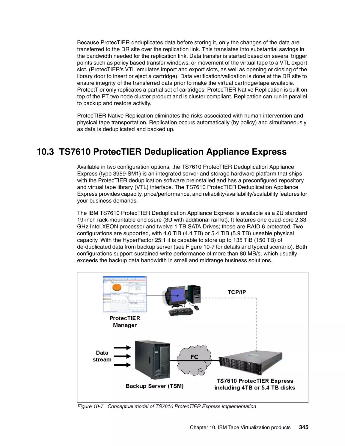 10.3 TS7610 ProtecTIER Deduplication Appliance Express