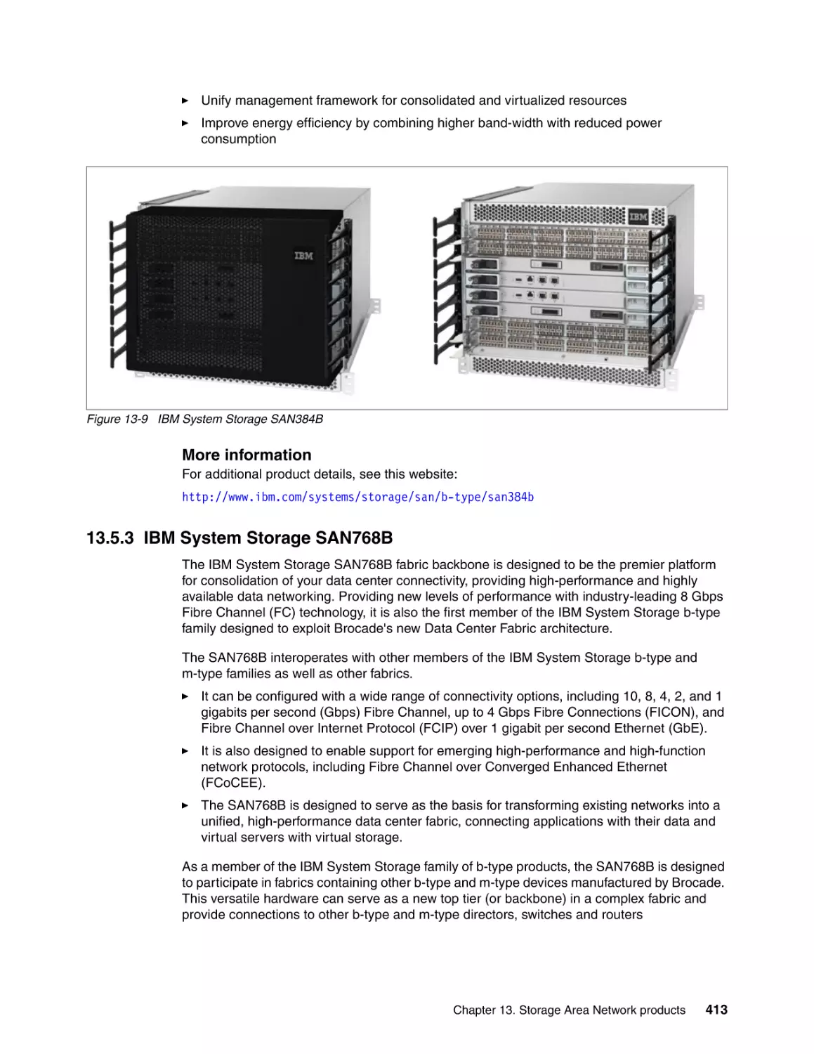 13.5.3 IBM System Storage SAN768B