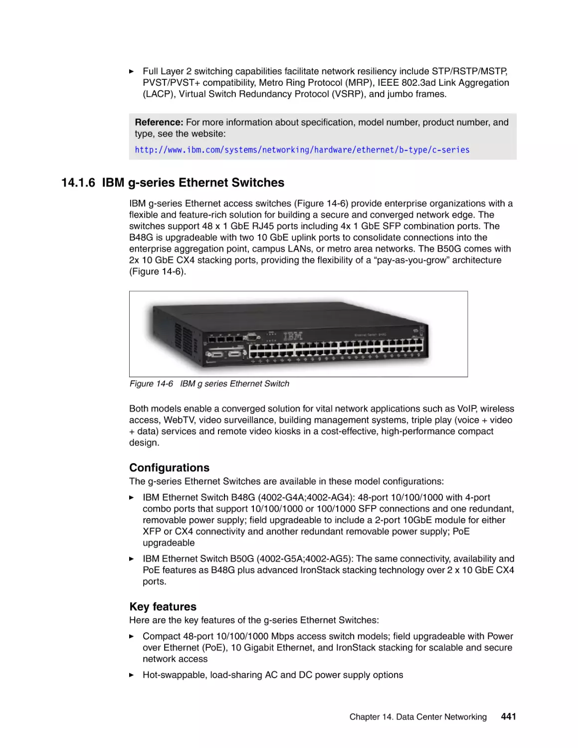 14.1.6 IBM g-series Ethernet Switches